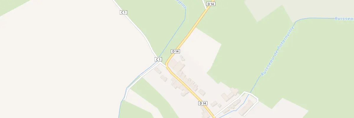 Plan du 274 Rue d’Oèlleville à Totainville