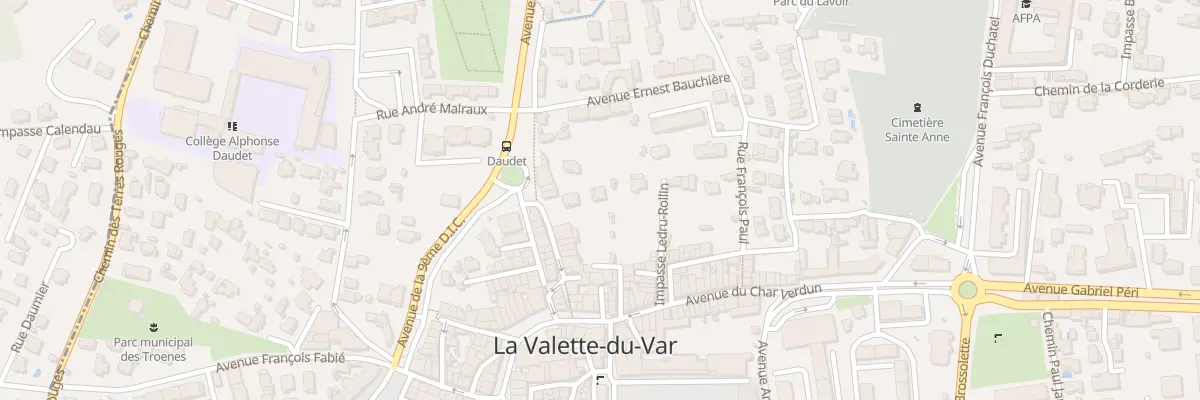 Plan du 18 Rue Republique à La Valette-du-Var