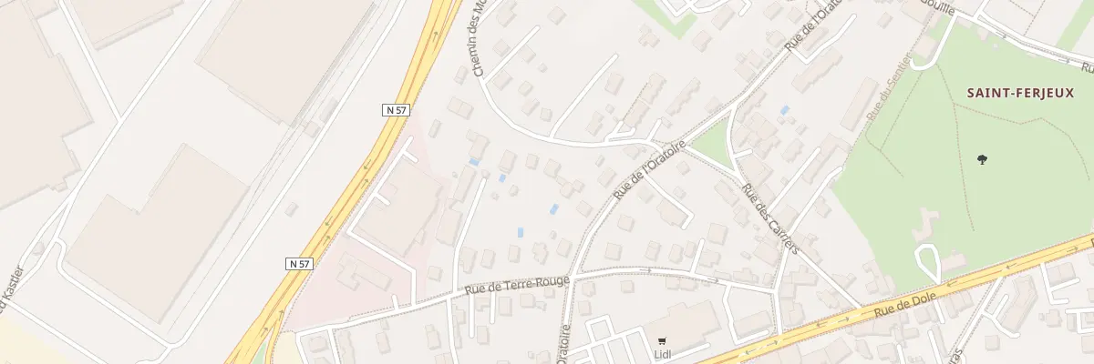 Plan du 3 Che des Mottes à Besançon