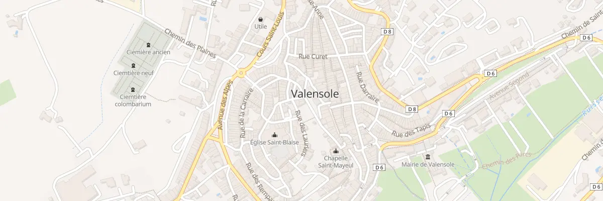 Plan du 5 Rue Saint-Mayeul à Valensole