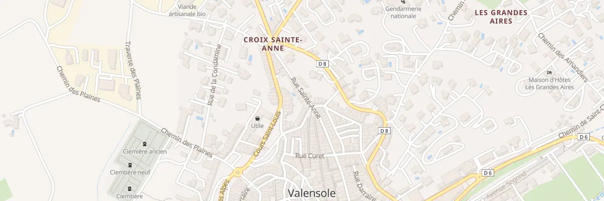 Plan du 19 Rue Sainte-Anne à Valensole