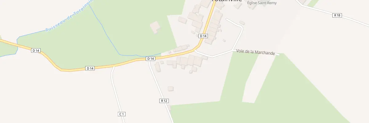 Plan du 237 Rue Grande Rue à Totainville