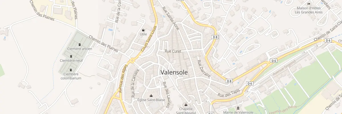 Plan du 5425 Rue des Bons Enfants à Valensole