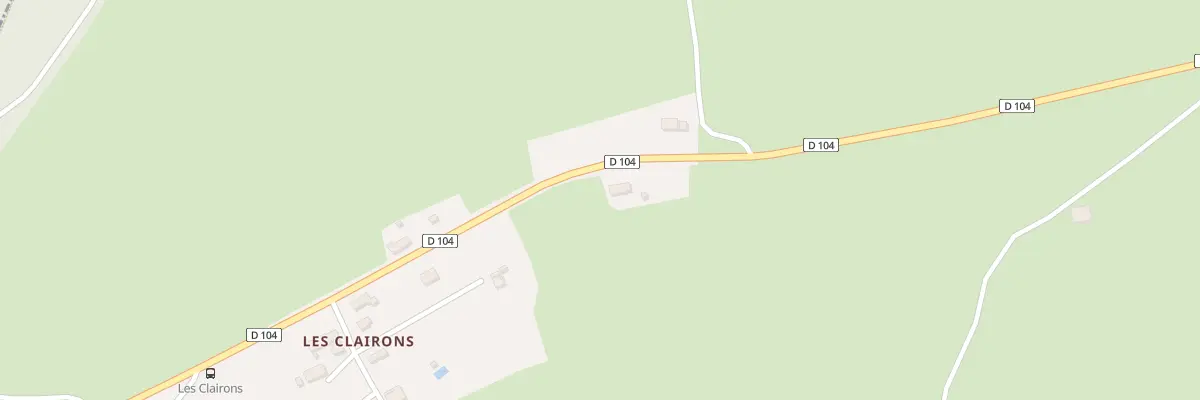 Plan du 3 Rte des Clairons à Pugey