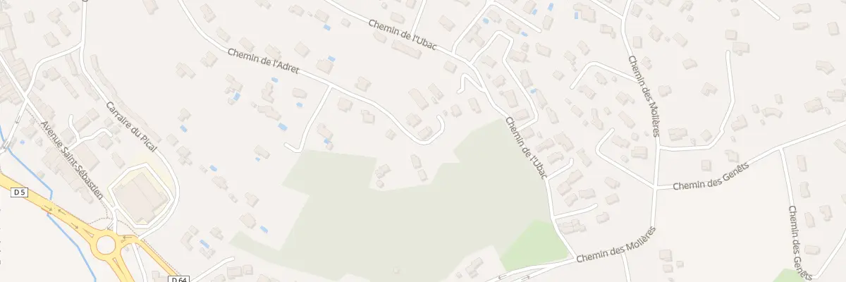 Plan du 421 Che de l’Adret à La Roquebrussanne