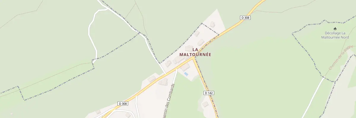 Plan du 33 Rte de la Maltournée à Larnod