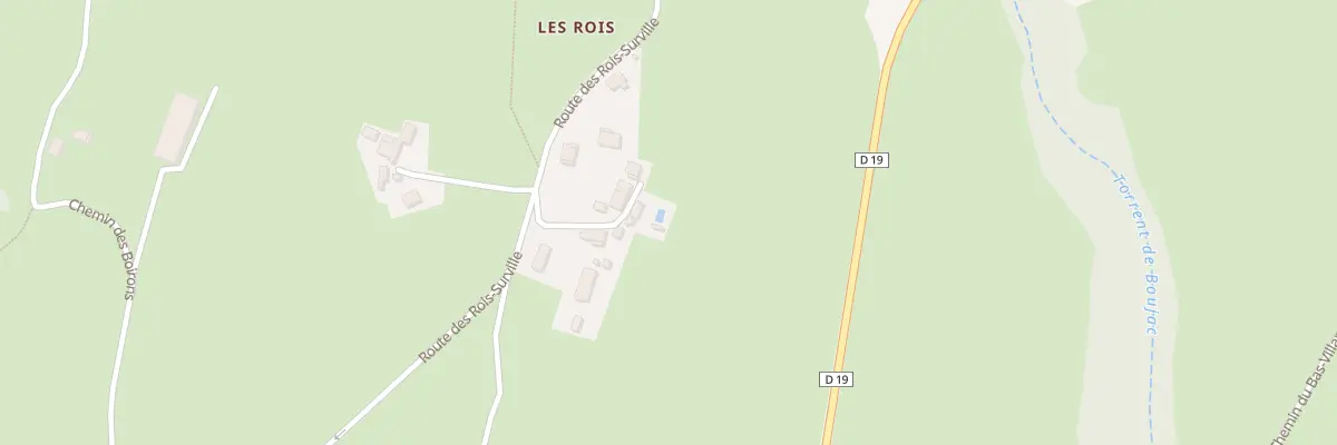 Plan du 90 Che des Rois à Sigoyer