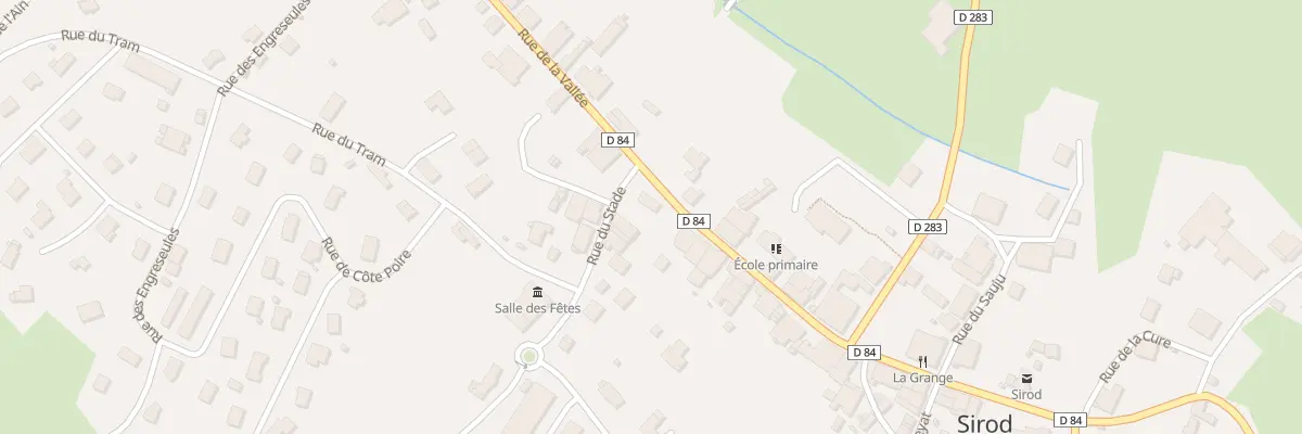 Plan du 29 Rue de la vallée à Sirod