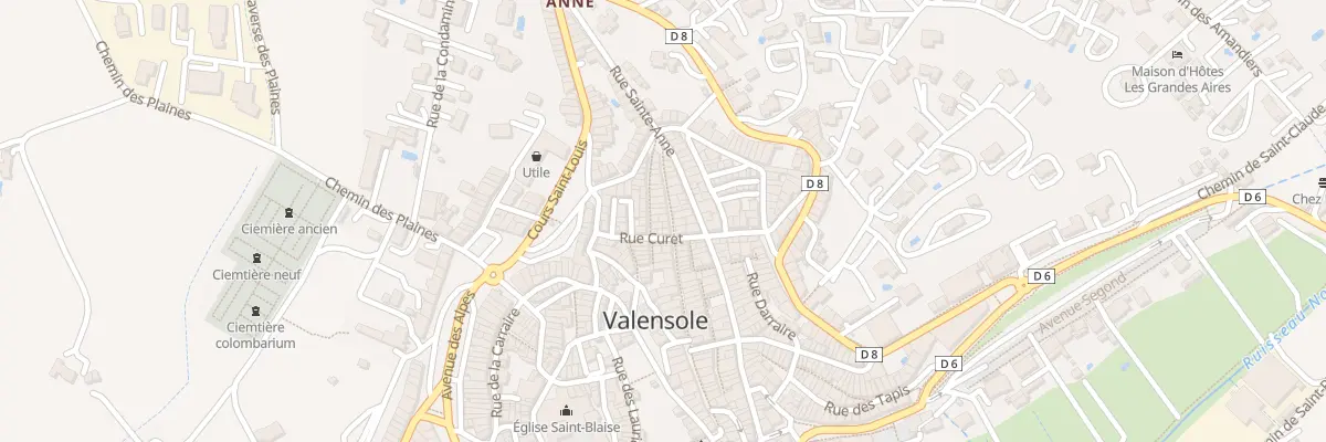 Plan du 39 Rue Grande à Valensole