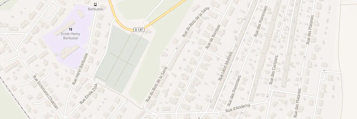 Plan du 21 Rue du Bois de la Sarre à Homécourt