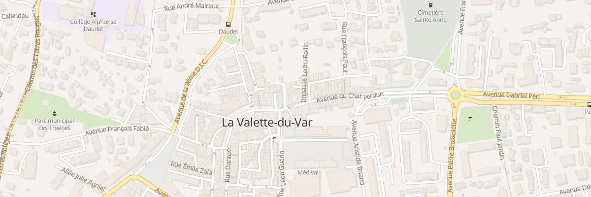 Plan du 65 Av du Char Verdun à La Valette-du-Var