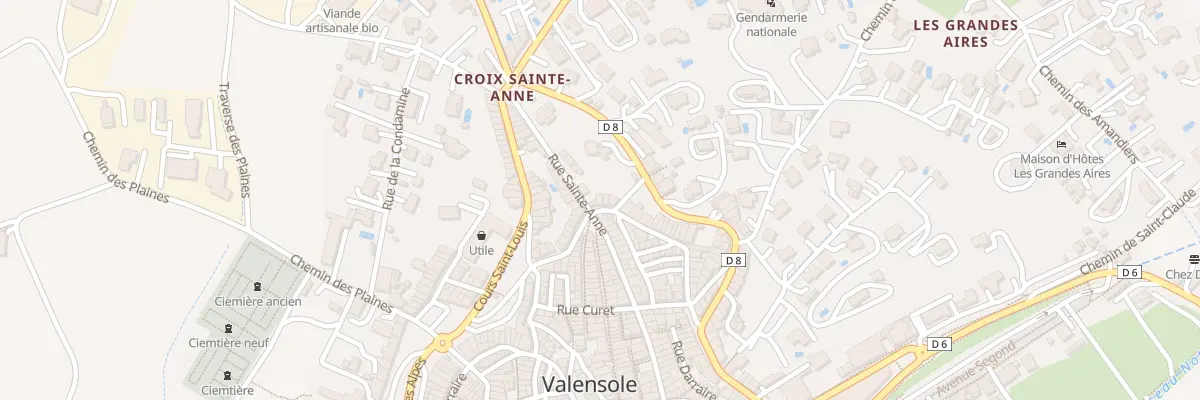 Plan du 5320 Rue Sainte-Anne à Valensole