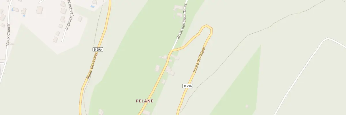 Plan du 32 Rte de Pelane à Goncelin