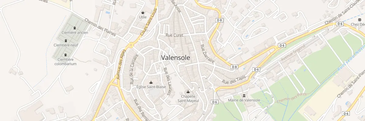 Plan du 19 Rue Grande à Valensole