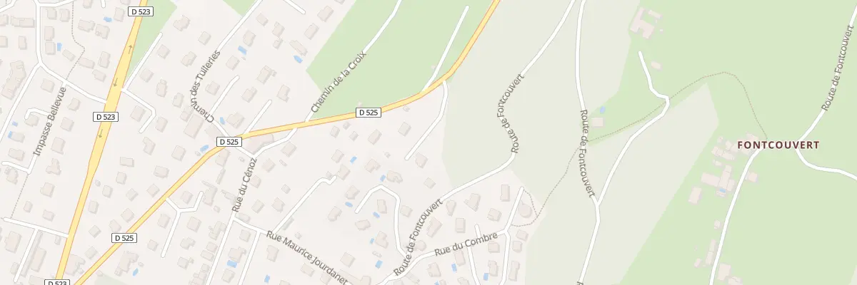 Plan du 24 Rte des Thermes à Goncelin