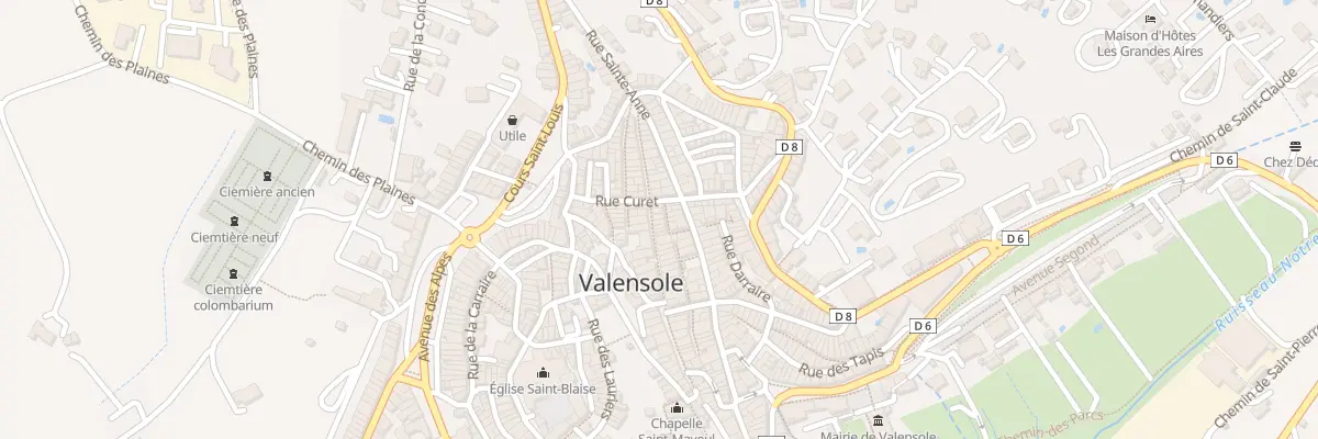 Plan du 48B Rue Grande à Valensole