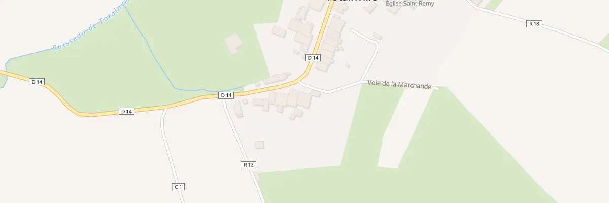 Plan du 219 Rue Grande Rue à Totainville