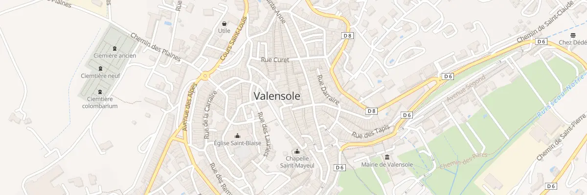 Plan du 26 Rue Grande à Valensole