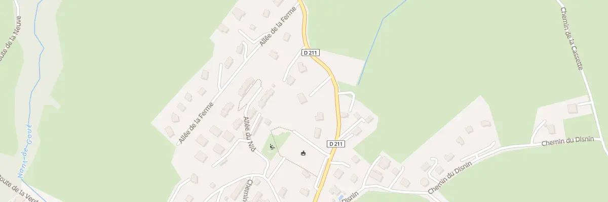 Plan du 261 Rte de Lachat à Montcel