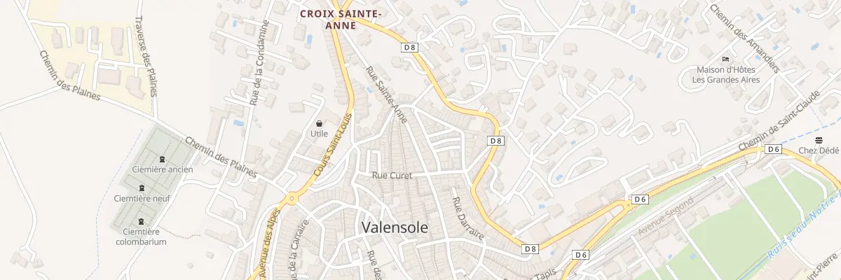 Plan du 14 Rue Sainte-Anne à Valensole