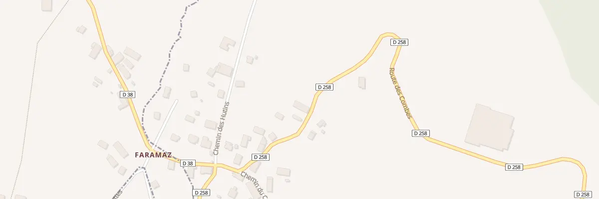Plan du 881A Rte des Combes à Marcellaz-Albanais