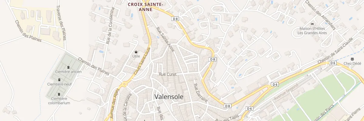 Plan du 5364 Rue Sainte-Anne à Valensole