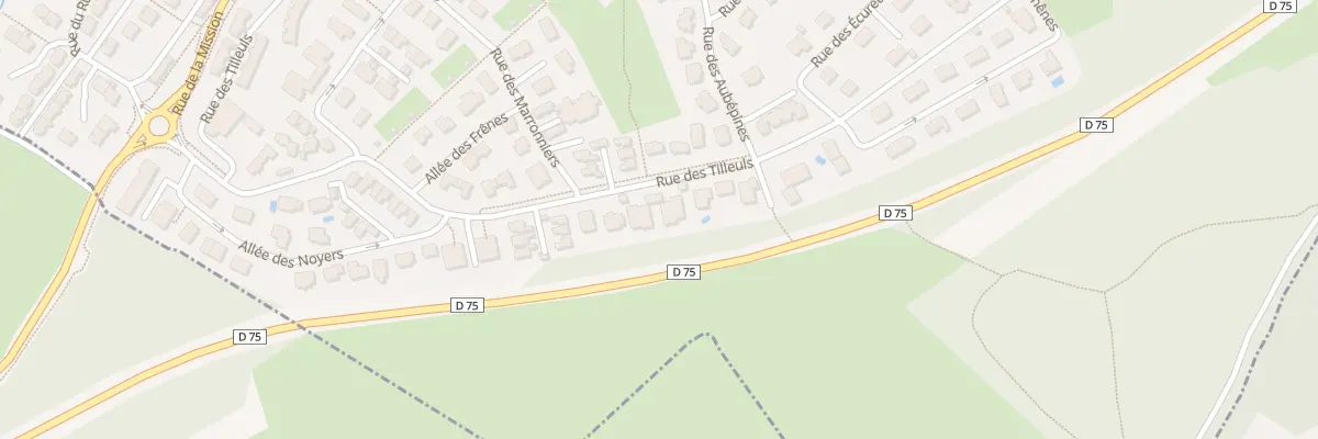 Plan du 28 Rue des Tilleuls à École-Valentin