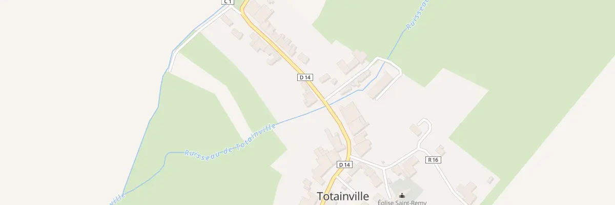 Plan du 109 Rue d’Oèlleville à Totainville