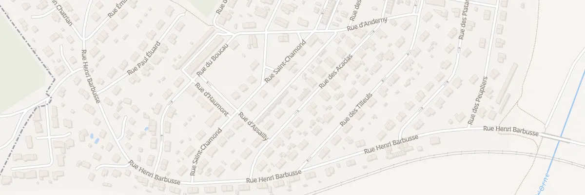 Plan du 25 Rue des Acacias à Homécourt