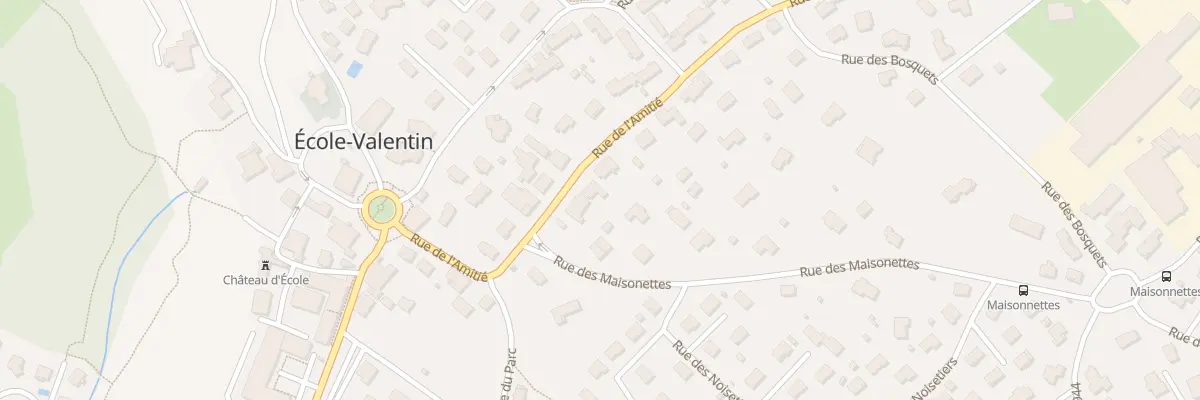 Plan du 8 Rue de l’Amitié à École-Valentin