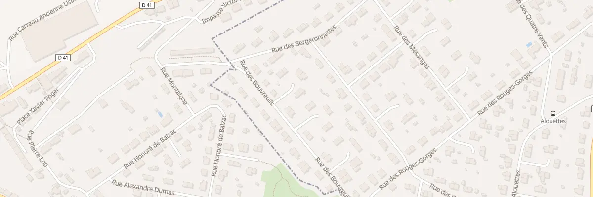 Plan du 42 Rue des Bouvreuils à Homécourt