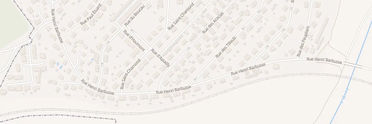 Plan du 38 Rue des Acacias à Homécourt