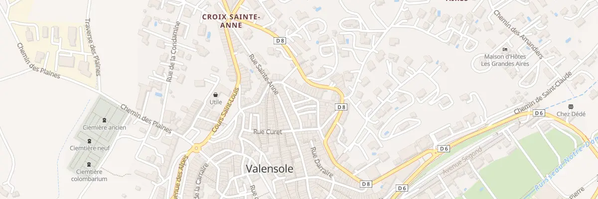Plan du 15B Rue du Faubourg Jean Jaurès à Valensole