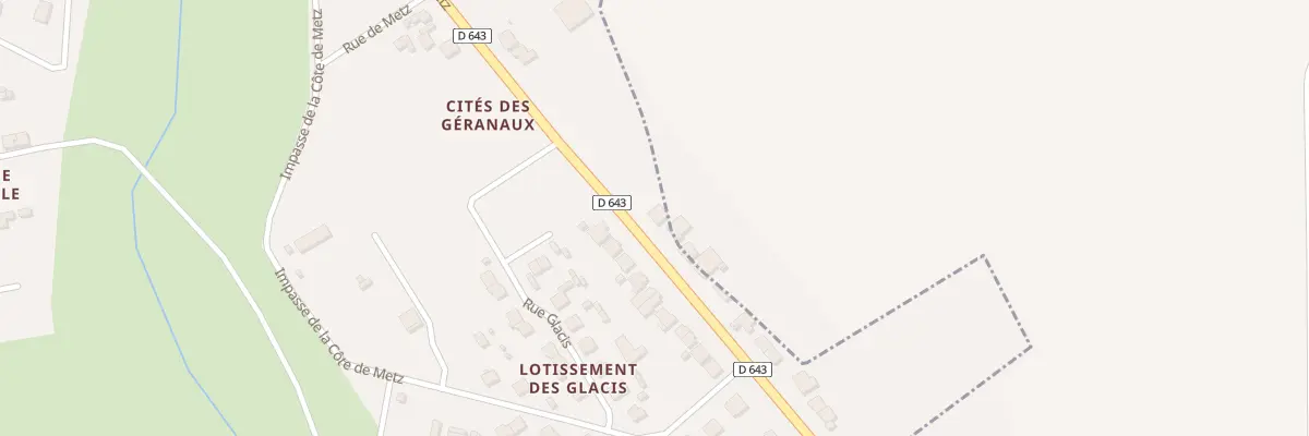 Plan du 3 Rue Dante Pederzoli à Auboué