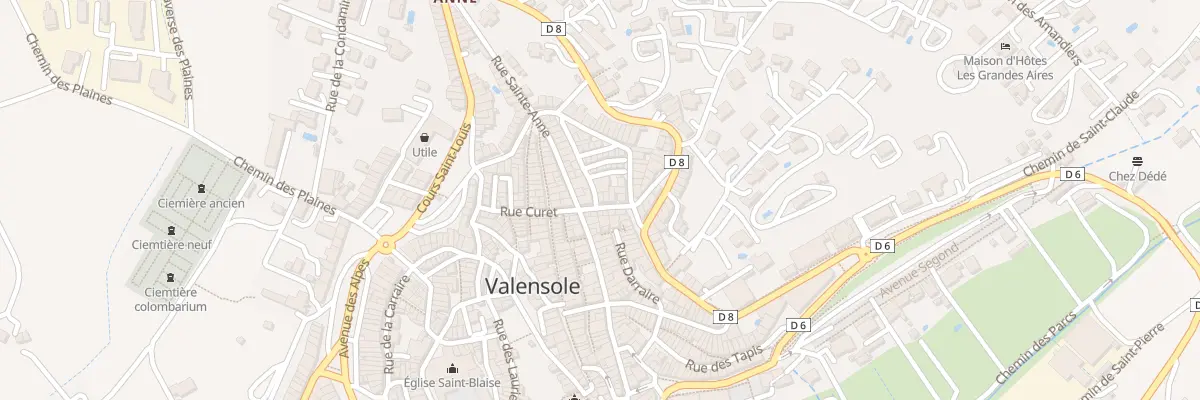 Plan du 3 Rue Paul Arène à Valensole
