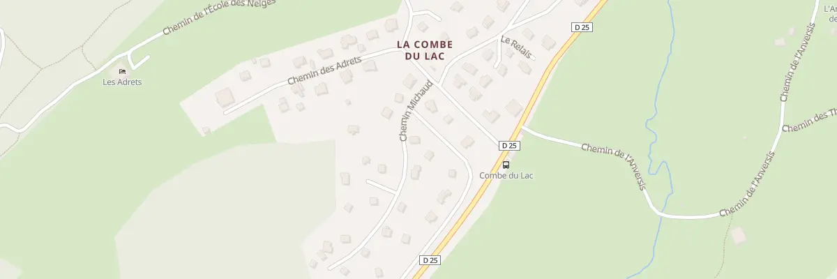 Plan du 11 Che Michaud à Lamoura