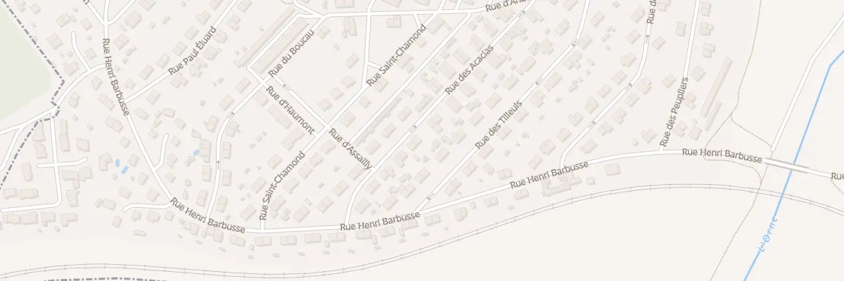 Plan du 34 Rue des Acacias à Homécourt