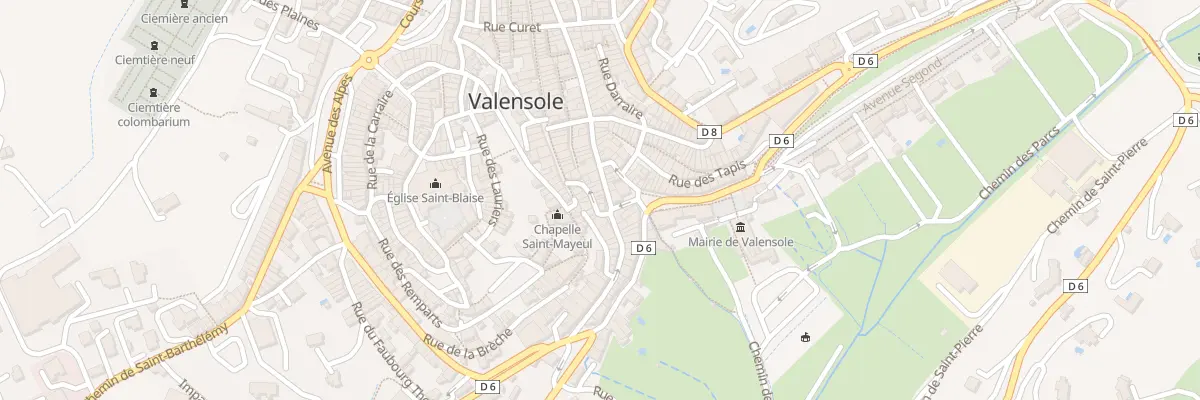 Plan du 5 Rue Dr Maurice Chaupin à Valensole