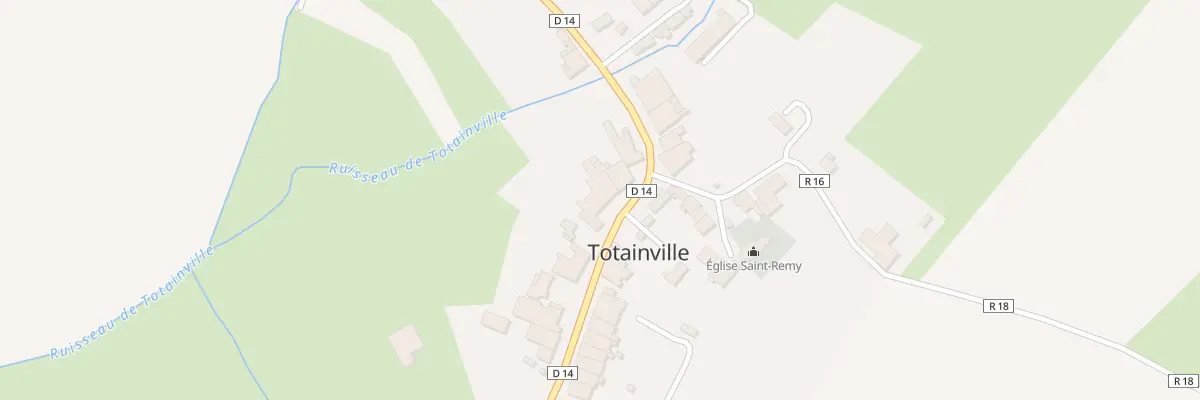 Plan du 58 Rue Grande Rue à Totainville