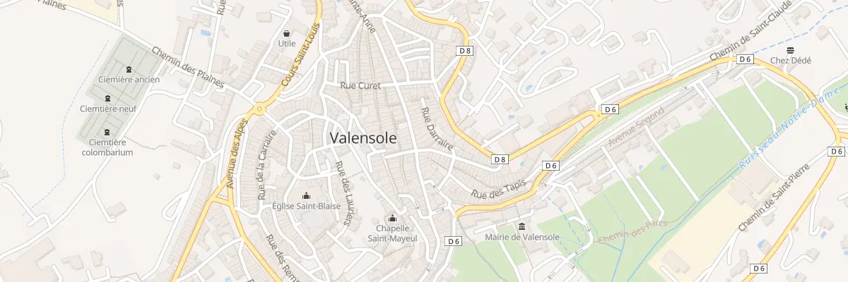 Plan du 24 Rue Dr Maurice Chaupin à Valensole