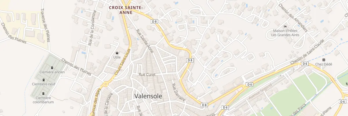 Plan du 5349A Rue du Faubourg Jean Jaurès à Valensole