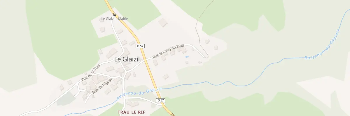 Plan du 74 Rue le Long du Riou au Glaizil