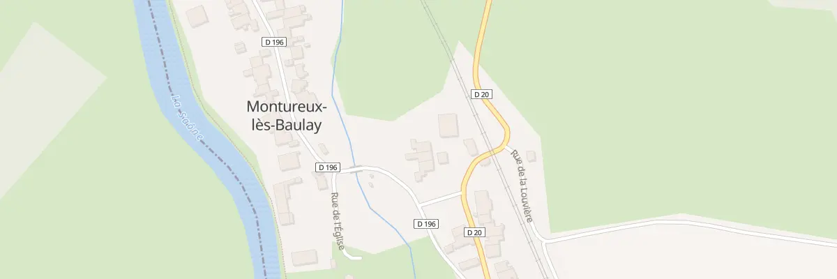 Plan du 1 Rue de la Sacquelle à Montureux-lès-Baulay