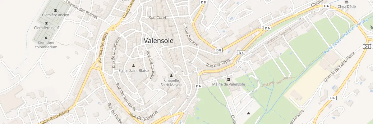 Plan du 5884 Rue Dr Maurice Chaupin à Valensole