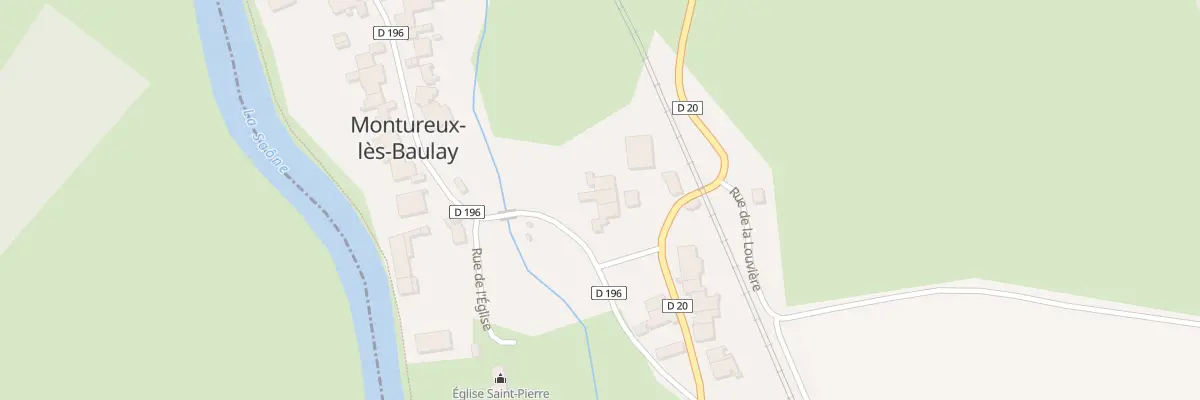 Plan du 3 Rue de la Sacquelle à Montureux-lès-Baulay