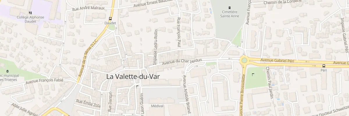 Plan du 17 Rue François Paul à La Valette-du-Var