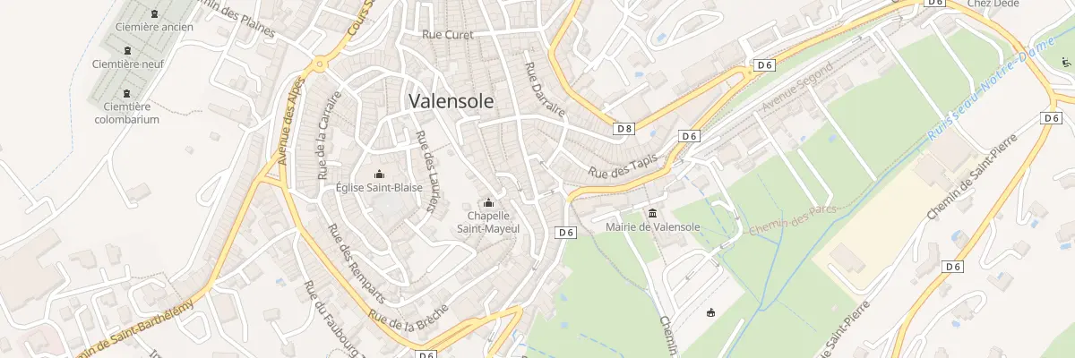 Plan du 4 Rue Dr Maurice Chaupin à Valensole