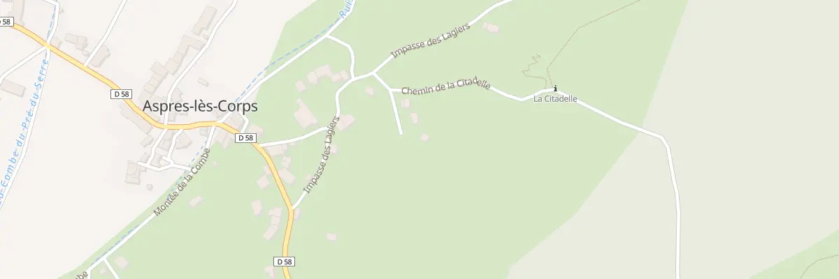 Plan du 5128 Lot Lagier à Aspres-lès-Corps