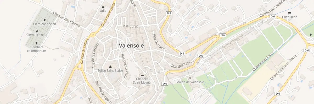 Plan du 33 Rue Pasteur à Valensole