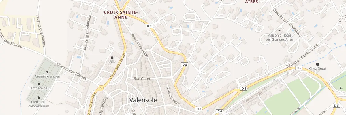 Plan du 5336 Rue du Faubourg Jean Jaurès à Valensole